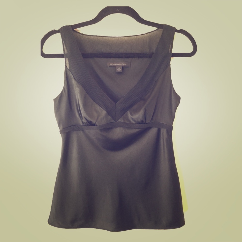 Beautiful Black SILK Top